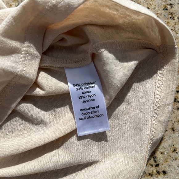 Maurices XL Cream Crisscross Back Tank - Picture 5 of 6